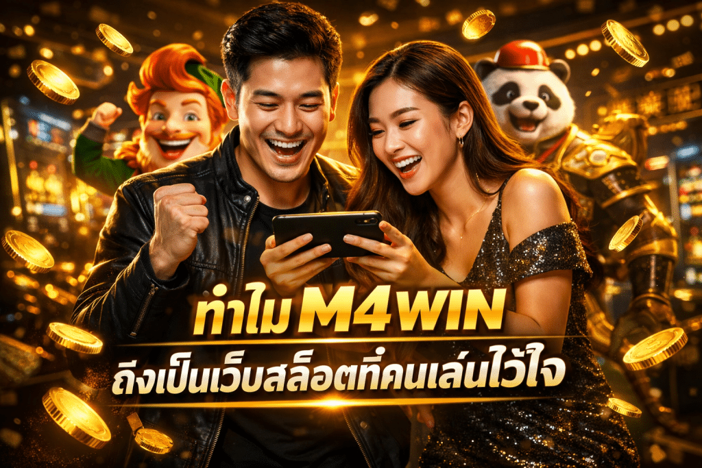 ทำไม M4WIN ถึงเป็นเว็บสล็อตที่คนเล่นไว้ใจ