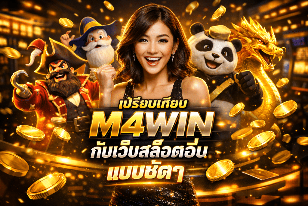 เปรียบเทียบ M4WIN กับเว็บสล็อตอื่น แบบชัดๆ