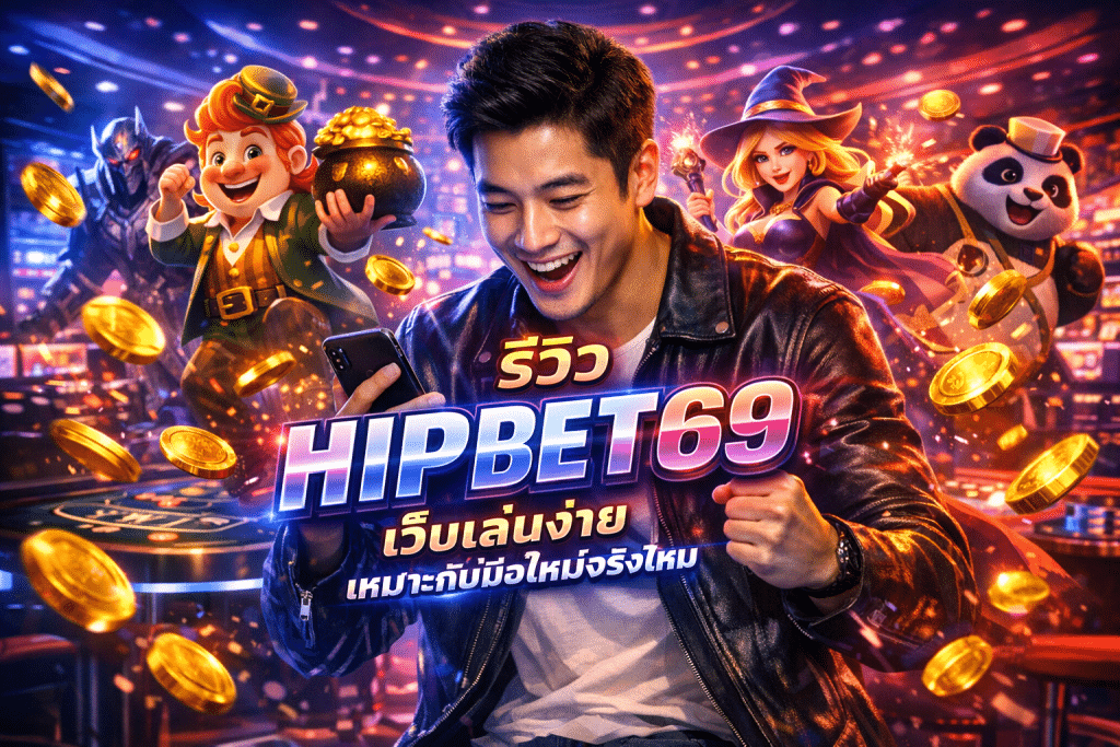 รีวิว HIPBET69 เว็บเล่นง่าย เหมาะกับมือใหม่จริงไหม